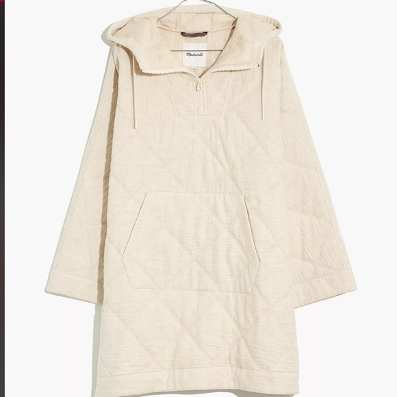 Madewell Quilted Popover Hoodie Jacket - Picture 3 of 7